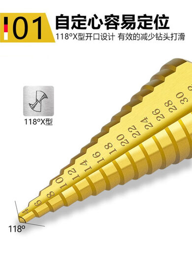 仁聚益定制保险杠倒车雷达开孔器套装车壳探头泊车打孔打洞钻头改装工具 4241螺旋槽(三件套)