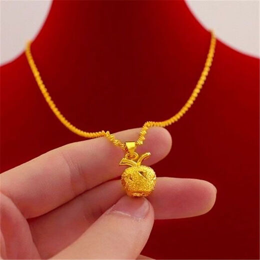 Jinshitong Old Phoenix Gold Store Diez mil personas agarra Hong Kong Vietnam Gold Collar de girasol colgante de giras girasol regalo Flower Fish Bone .8 Gramos se venderán por 5,999 yuanes