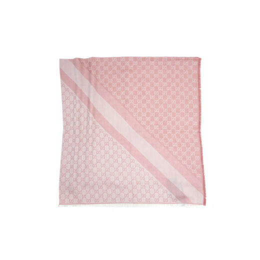 Gucci Gucci scarf autumn and winter shawl tassel double G pattern wool Gucci warm fashion couple scarf scarf pink double G pattern 281942 3G704 6978