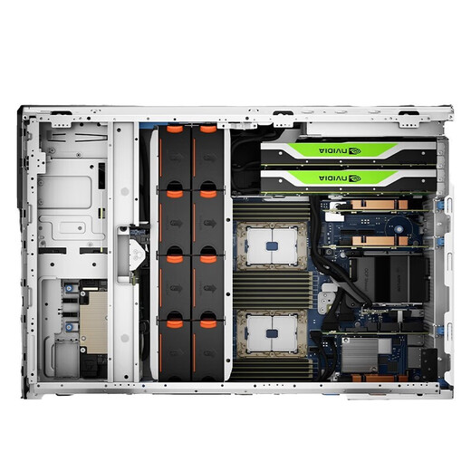 
Dell (DELL) T550 Tower Server Virtualized AI Deep Learning GPU Computing Desktop Computer Host 1 4314 32G丨3*1.2T丨H755