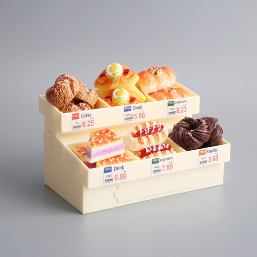 Xubeile mini mini ornements simulé jeu toys toys gâteau compteur de boulangerie snacks snacks house house supermarket cadeaux