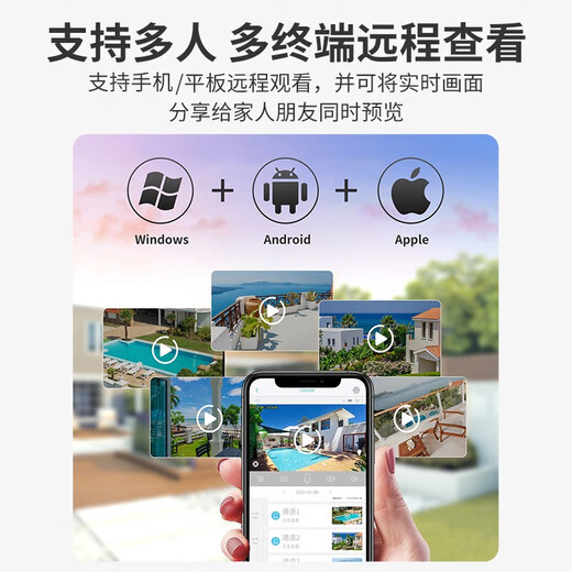 宏闪4g太阳能摄像头室外无线监控器家用360度无死角带夜视全景全彩追踪无电无网户外无需连wifi免流量