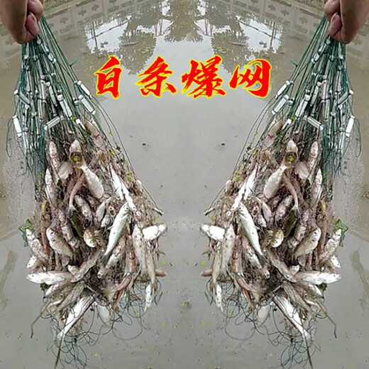 DZQ wire mesh floating net hanging net single layer three layer fishing net fish net fishing net crucian carp silver carp white strip net sinking net three layer sinking net 3 fingers - 1.5 meters high - about 60 meters long