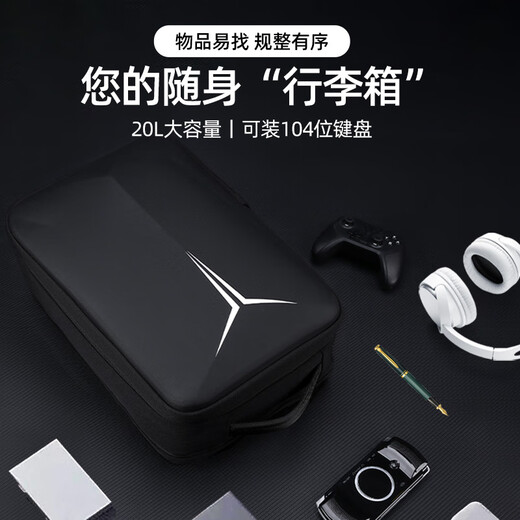 Qingxi laptop bag 16-inch backpack for men and women suitable for Lenovo Savior Y9000pY7000p black dual compartment upgraded version 14-15-16.1 inches