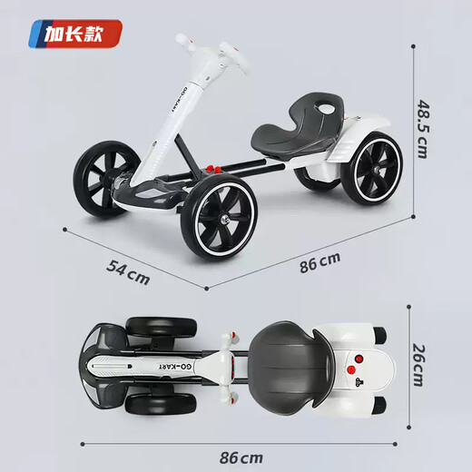 Mama und Papa ohne Installation des Kinderkart-Kart-Allrad-Elektroautos 1-8 Jahre können Baby-Geburtstagsgeschenke gefaltet werden können verlängert werden