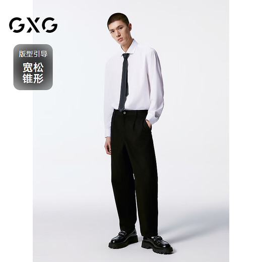 GXG men's textured jeans soft autumn 24 black 175/L