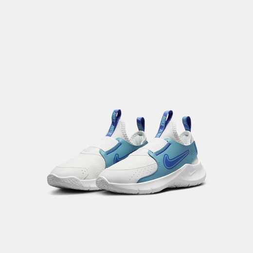 Nike Nike fácil de llevar y despegar zapatos deportivos para niños y niñas Flex Runner 4 Shops de carretera casual infantil FN1449-103 [3 generación] 29.5 [Longitud sugerida del pie 18 cm]
