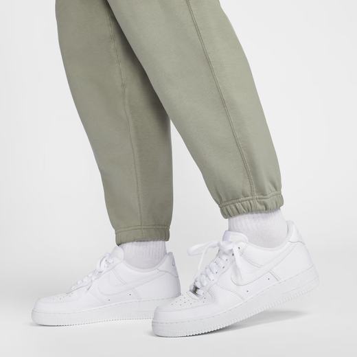 耐克（NIKE）男子加绒长裤春季卫裤针织宽松休闲刺绣个性DX1365 063调色暗灰/白 S