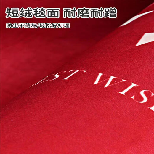 Shansui Fuman New Home Entrance Floor Mat Entry Floor Mat Moving New House Entrance Door Festive Red Carpet Mat Fumanju/Vertical Version 120*140cm Strong Anti-Slip/Bottom