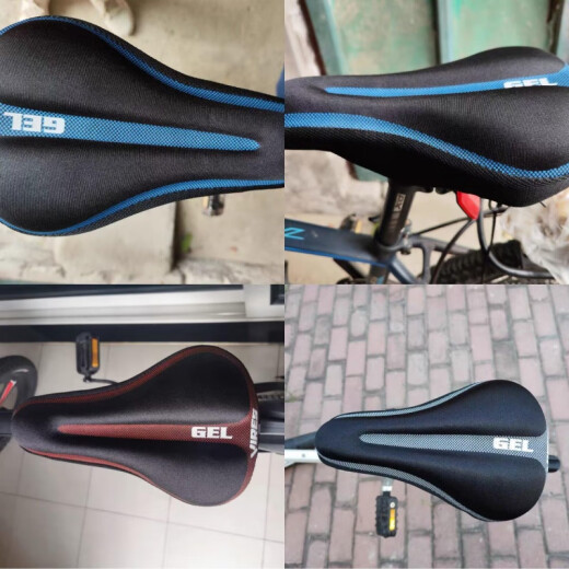 Vinoa eignet sich für Riesenfahrrad ATX610/620/660/810/830 Mountainbike -Sitzdeckel Superweiche Schwarz und Weiß -Blitzstandard [3D Atmungsfrei/weiches Silikon/Proof
