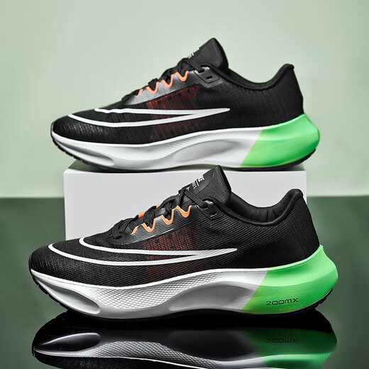 
CLENIKEEDAOER Men's shoes breathable mesh casual sports shoes men Putian boys running soft sole dunk 9907 purple 9901 black and green NIKE 39 NIKE