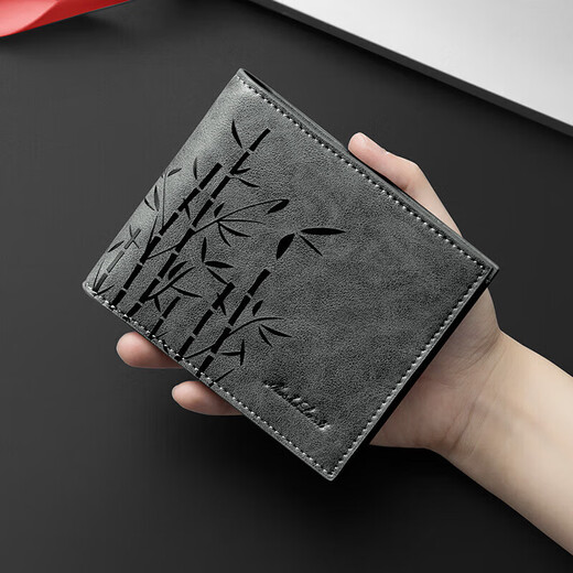 Mashalanti Brieftasche Herren Kurzer Multi-Karten-Business-Brieftasche große Kapazitätskartenbeutel