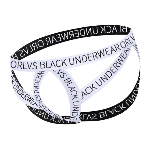 ADANNU new spot men's thong sexy sexy youth double underpants men black M