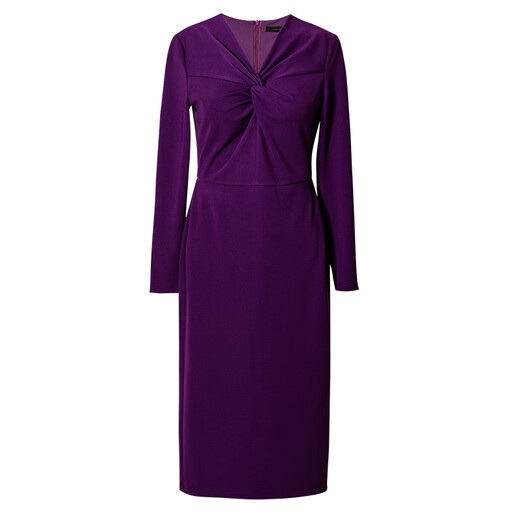 ROEYSHOUSE roe chic knitted slim dress for women's spring new fashion purple knitted midi skirt 11162 purple S