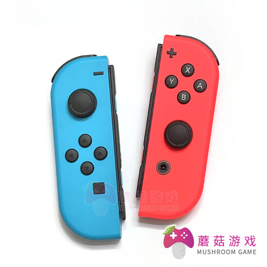 Nintendo Switch Nintendo switch original second-hand joycon handle jc can be brushed with amibo, supports fitness ring HD vibration, 98-star red and blue pair, without hand strap