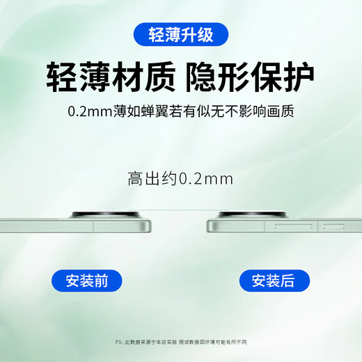 ESCASE is suitable for Redmi K80 lens film Xiaomi RedmiK80Pro mobile phone rear camera protective film ultra-thin high-definition wear-resistant scratch-proof dust-proof film
