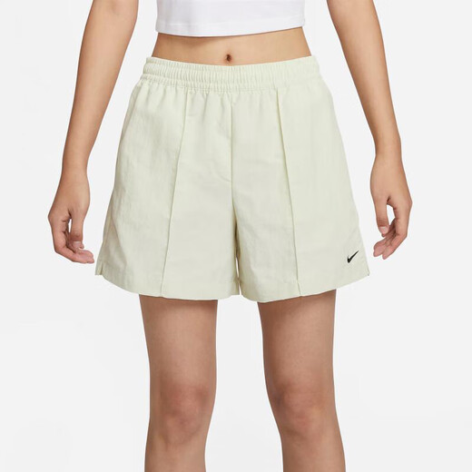 耐克（Nike）女裤工装短裤夏季新款运动裤跑步训练健身宽松透气休闲五分裤子 FV6623-020灰白 S