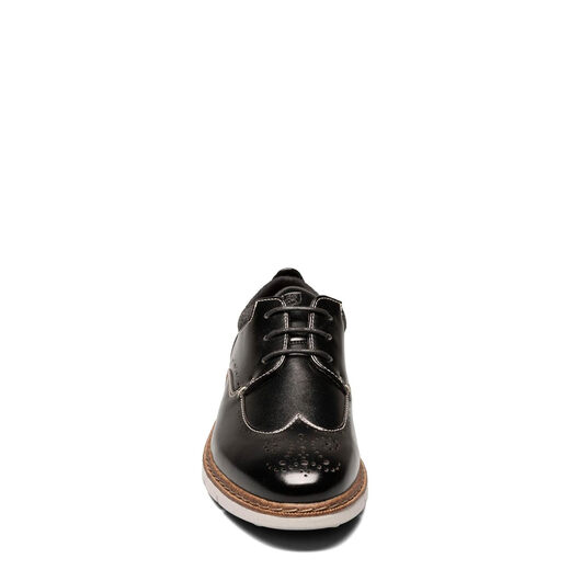 Stacy AdamsSTACY ADAMS Boys' Synergy Wingtip Lace Oxfords, Black, 4.5 Olds Black 4.5 Olds