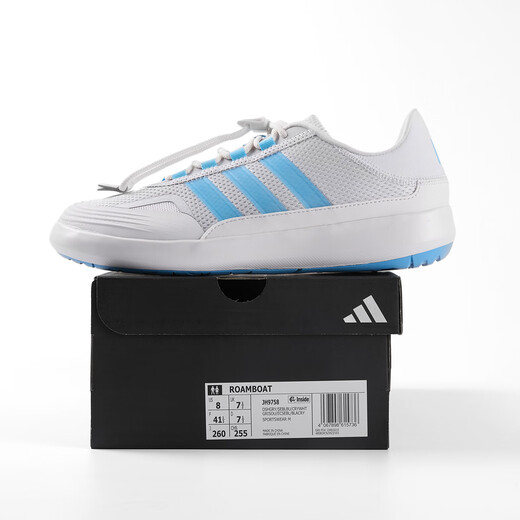 ADIDAS阿迪达斯溯溪鞋官方正品男鞋女鞋夏季新款户外涉水鞋运动休闲鞋 符点灰/蓝JH9758 40.5