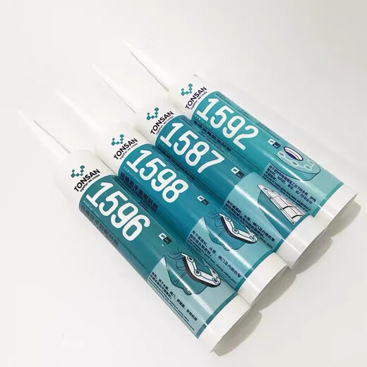 可赛新 TONSAN1587防水平面密封胶1596硅橡胶1598发动机耐高温1592耐油胶 1587-100g