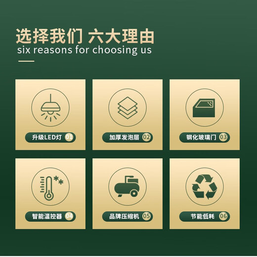 澳柯玛商用展示冷柜岛柜大容量展示冰柜制冷市组合岛柜展示柜冰柜保鲜冰箱玻璃门冻品丸子牛肉雪糕柜 IHCF-D2008VA687升2米直柜