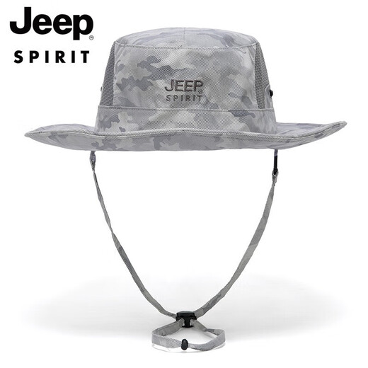 吉普（JEEP）帽子男薄透气夏季遮阳帽男女士休闲户外太阳帽运动骑行防晒渔夫帽