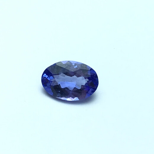 Miling natural tanzanite oval ring facet gemstone loose stone inlaid ring pendant earrings 4*6/5*5 round 5*5mm single price