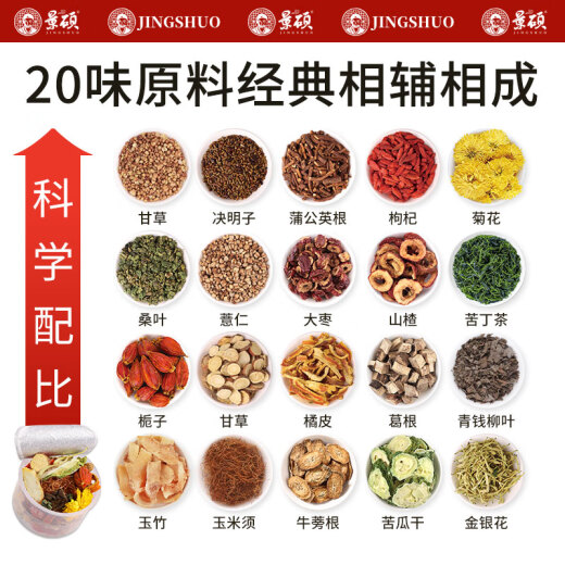 景硕青钱柳玉米须桑叶茶苦瓜干蒲公英根玉竹养生茶端午节礼物1440g