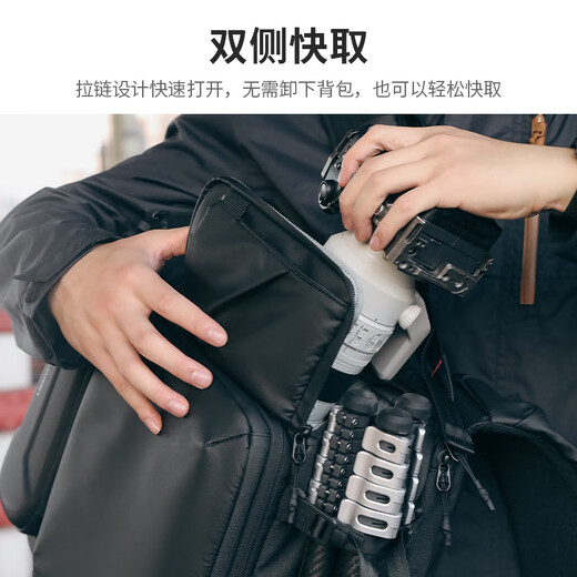 Ulanzi You Basket BP10 Hard Shell Photography Backpack Micro SLR Camera Bag Lens Digital Storage Bag Multifunctional Waterproof Photography Bag Large Capacity Outdoor Camera Backpack