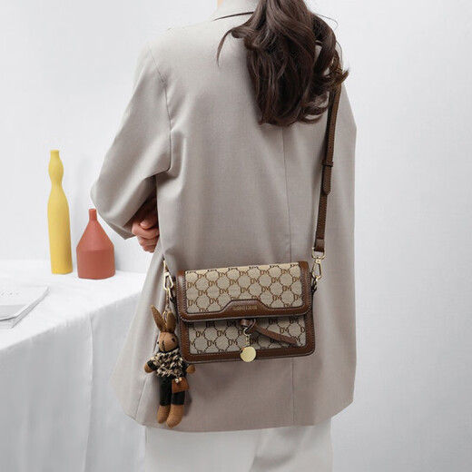 
Casella KourzCK light luxury bag women's bag 2025 new shoulder bag women's crossbody bag birthday Valentine's Day gift for girlfriend, coffee color [on the same day/the next day]