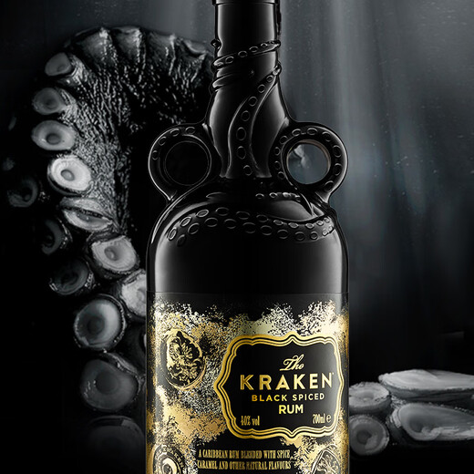 Coolakan [Give gift for boys] Kraken North Sea Giant Demon and Fragrance Black Rum Rum Wine Beverage Base Wine [Limited Commemorative] 20 Years Treasure Bottle 700mL