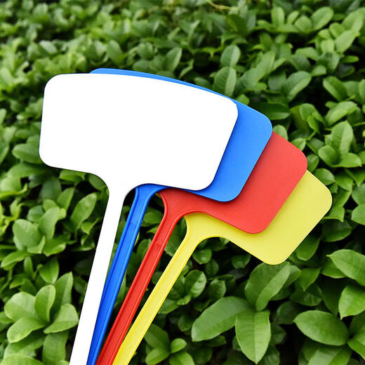 Бен Синнонг Различные характеристики Многоцветные пластиковые большие наземные знаки Садовые этикетки Садовые таблички Инструкции Наземные знаки 30 фасок зеленого цвета 10 шт. Можно писать карандашом