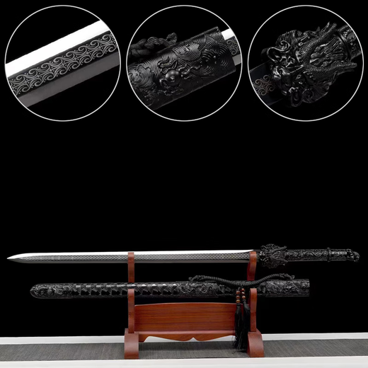 Ronggui Sword Bayi Han Sword Veterans Memorial Cadeaux pour les camarades Longquan Town House Sword Steel Style non radié 10