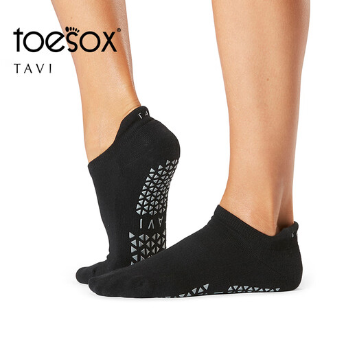 Toesox yoga socks women's non-slip professional sports socks Pilates socks sweat-absorbent and breathable Savvy TAVI co-branded coral pink S (size 34~38)