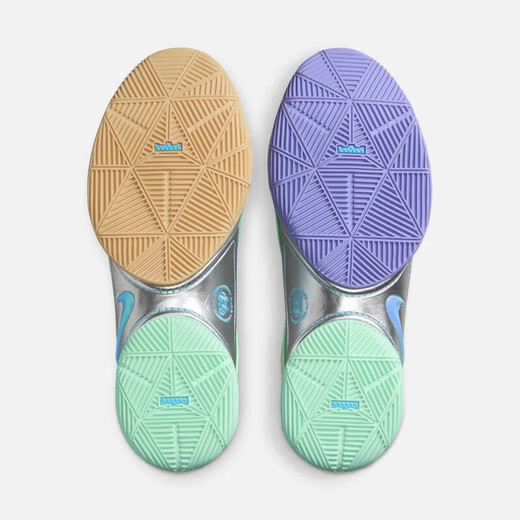 耐克（NIKE）男鞋2024春季新款运动鞋LEBRON 22詹姆斯22实战篮球鞋抗扭休闲鞋 FZ1098-100白绿粉蓝 40