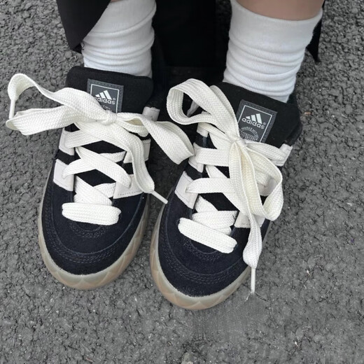 阿迪达斯 （adidas）Originals Adimatic三叶草新圆头鲨鱼面包休 绿灰色IE9864 36