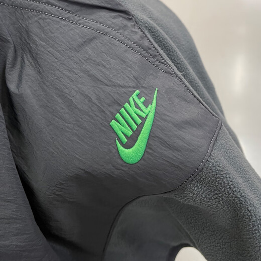 耐克（NIKE） 卫衣外套男士2025秋季运动服保暖摇粒绒圆领套头衫 DD4855-068灰色 2XL