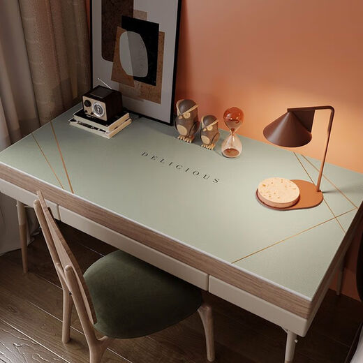 Xinlin desk mat ins style desk tablecloth pvc waterproof and oil-proof student study desk mat dressing table desktop protection mat Nishang Liuying Yiwijing 60x140CM good-looking, easy to use and easy to care for