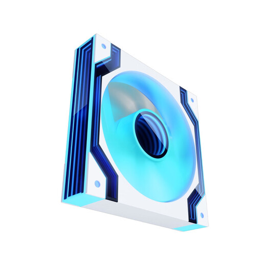 骨伽【大乘风MX600白色+灵境V2 PRO 4正叶+2反叶】 快折式机箱 / ARGB无限镜风扇