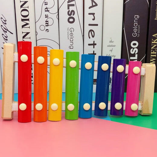 Bébé Early Education Intelligence Couleur d'octobre en bois piano à la main