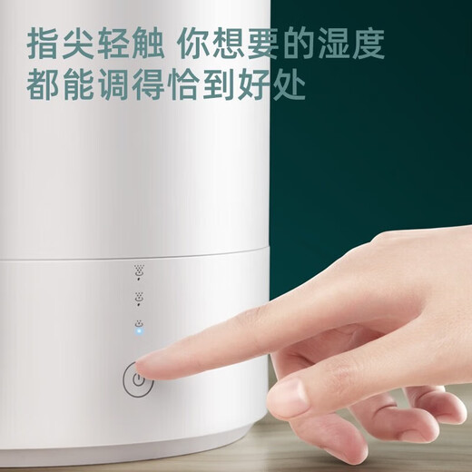 Borui Feike Humidificateur Chambre Light Voice Baby Office Bureau de grande capacité Ménage MINI Purification d'air de brouillard élevé 4L IVORY WHITE HUMIDIFICATION 10-12 HEURES FH9207