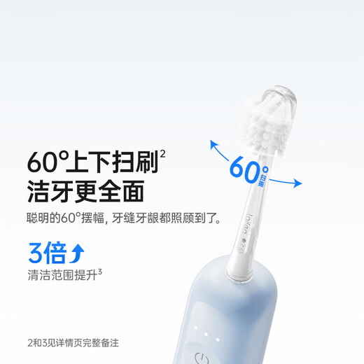 laifen徕芬扫振电动牙刷情侣双支装 莱芬深度清洁护龈成人牙刷 情侣送男女友生日礼物 粉+蓝