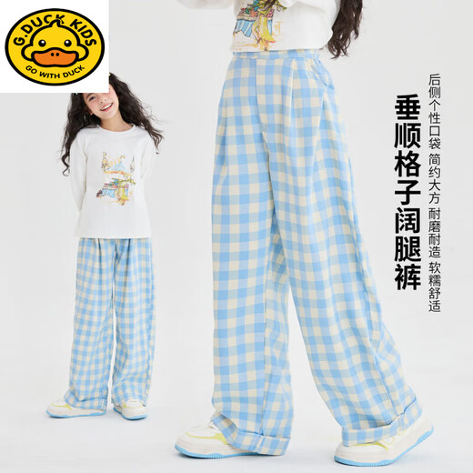
Disney girls suit spring and autumn children 2025 new spring suit fashionable girls fashionable street sweatshirt plaid pants spring 15266 blue + 4916 gradient 140 cm