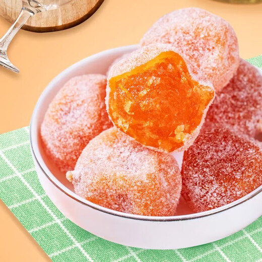 Jumei Mao Tianshan Snow Orange Bingtang Kumquat Dried Licorice Kumquat Preserved Fruit Seedless Fresh Soaked in Water Independent Small Packaging Xinjiang 1 Can Tianshan Snow Orange (500g)