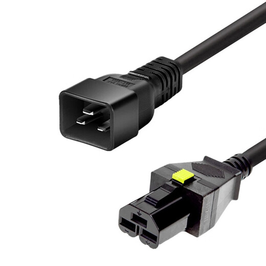 EASY WELL Huawei CE16804 power cord HVDC3 straight female-PDU-C20/C14 straight male-PI curved male/direct male Black C20-HVDC3 [3*1.5 square] 3.0m