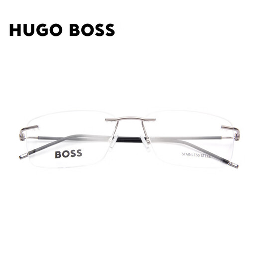 
HUGO BOSS optical glasses frame exquisite business frame without frame can be fitted with lens degree myopia glasses frame 1421 6LB 57mm