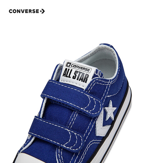 Converse Converse Infant Low-top Canvas Shoes Autumn New Children's Double Velcro Casual Shoes Blue 23 Recommended Foot Length 14cm