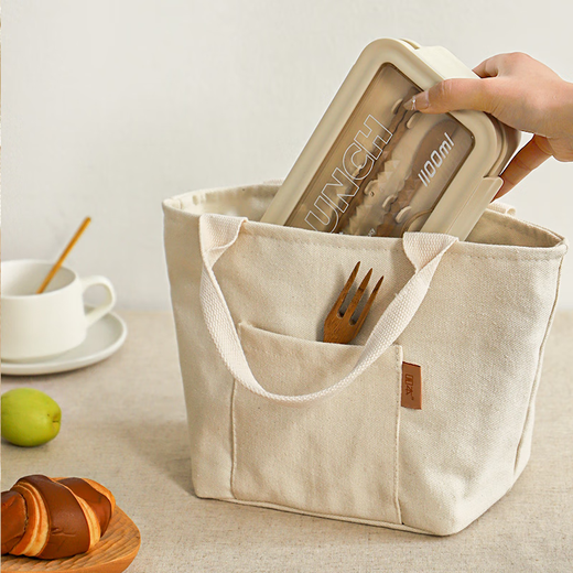 Yuanben Stoff Isolierung Lunchbox Bag Reisbeutel Handtasche Office Worker Mittagsbeutel verdickte Aluminiumfolie Lunchbox Aufbewahrungstasche Reisbeutel