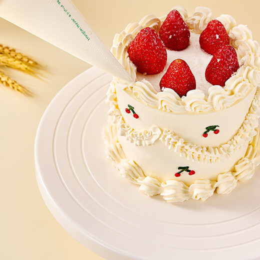 Jackino birthday cake decorating turntable DIY baking tools household baking mold white cake turntable 10 inches