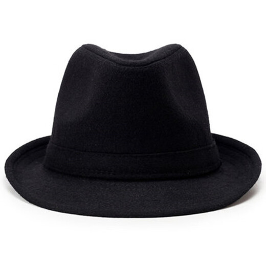 Old man's hat men's winter thickened and warm old man's hat old man's grandfather Shanghai beach old man's hat men's dad black medium 58 cm hat circumference